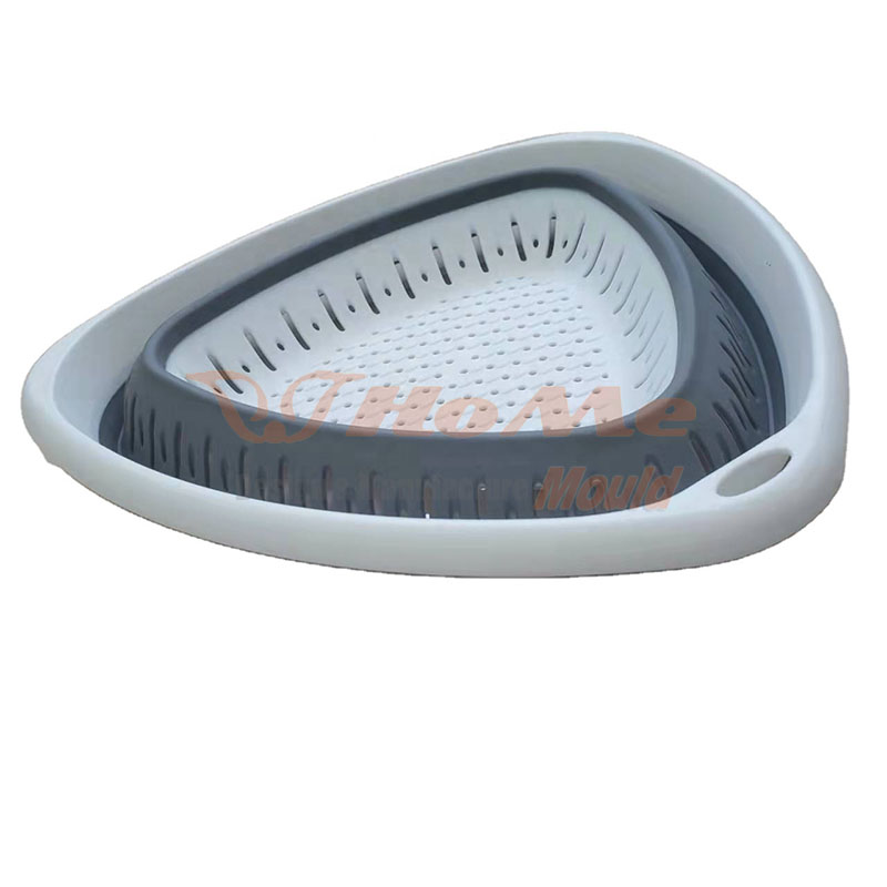 Plastikinio įpurškimo plovimo filtro krepšelis 2 spalvų įpurškimo forma 